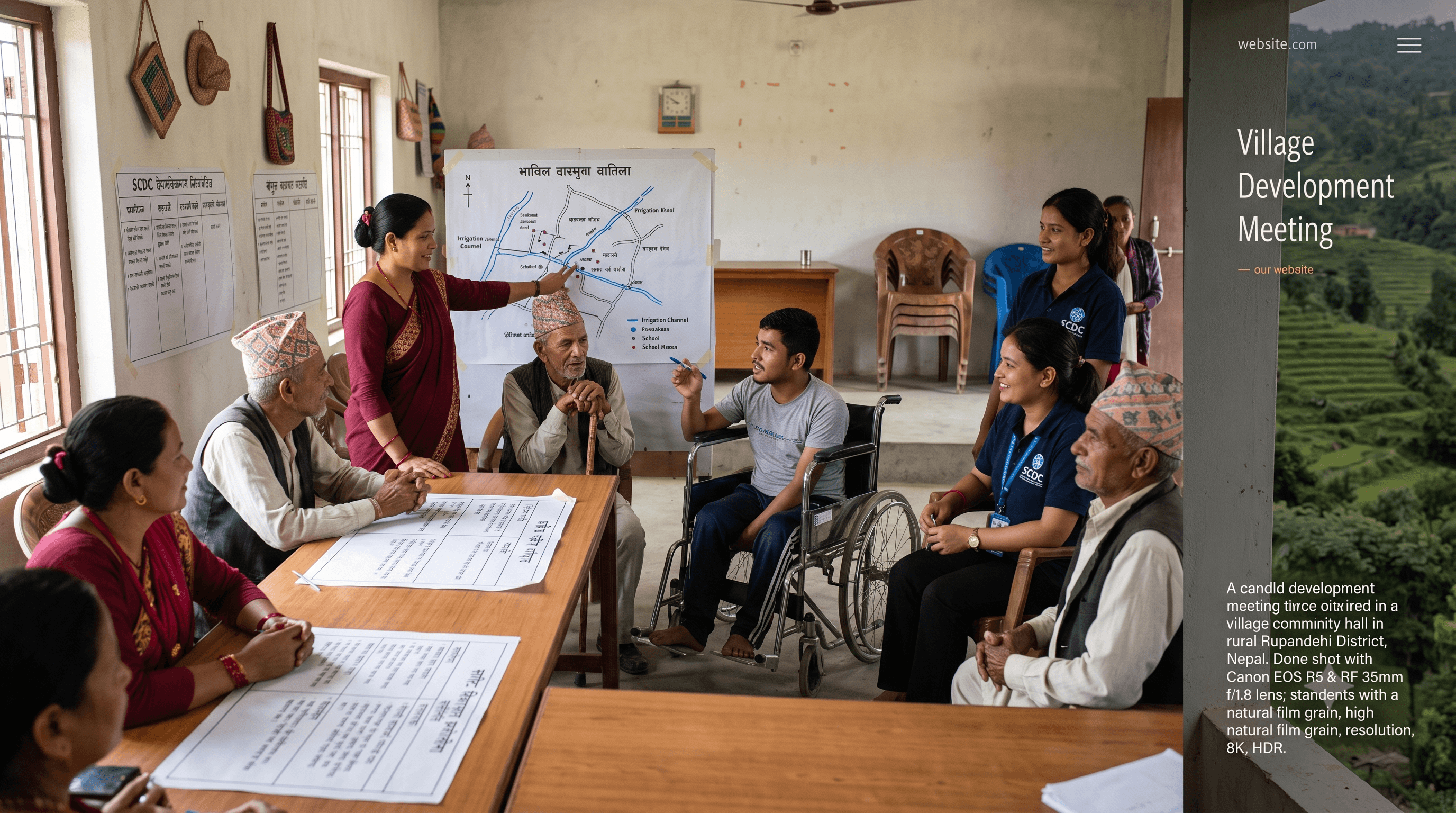 SCDC Community work in Nepal
